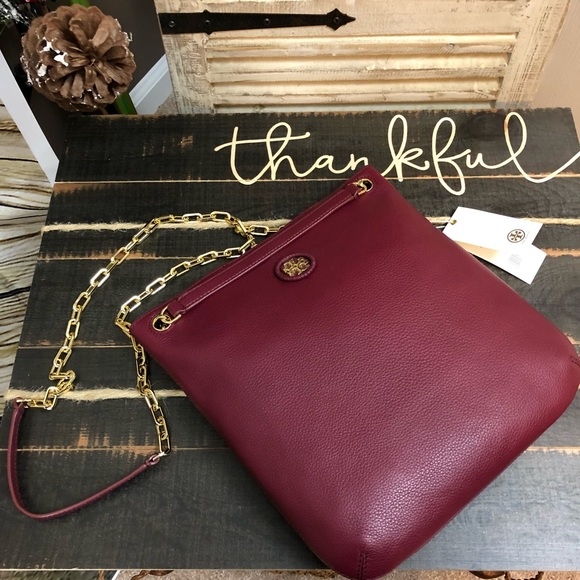 TORY BURCH WhipStitch Logo Swingpack Handbag - Picture 2 of 8